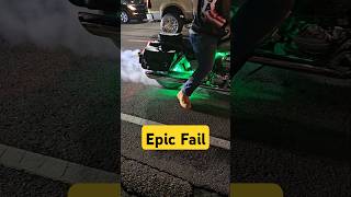 Epic Fail Motorcycle Burnout Gone Wrong [upl. by Pinchas216]