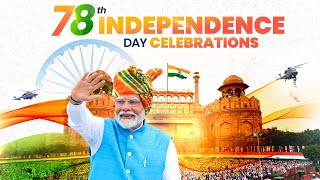 78th Independence Day Live  PM Modi Live from the Red Fort  15 August 2024 Live [upl. by Anigger]