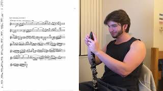 Practicing the clarinet and more clarinet music [upl. by Yennep]