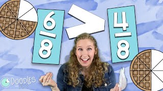 Comparing Fractions for Kids  Easy Math Lessons [upl. by Leanora]