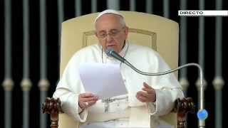 Los 3 consejos del Papa Francisco a los Matrimonios Audiencia 242014 [upl. by Yrac]