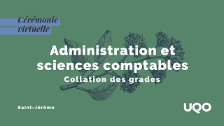 Collation des grades 2020 pour Administration et Sciences comptables à SaintJérôme [upl. by Mariellen]