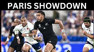 FRANCE v NEW ZEALAND  THE SHOWDOWN IN PARIS [upl. by Shirah957]