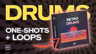 RETRO – Drum Kit  Sample Pack  OneShots amp Loops [upl. by Corina]