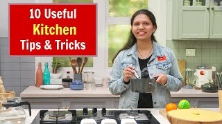 किचन के उपयोगी टिप्स  10 Useful Kitchen Tips and Tricks in Hindi  Kabitaskitchen [upl. by Erl]