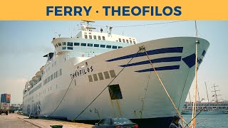 Departure of ferry THEOFILOS Piraeus Nel Lines [upl. by Christiansen]