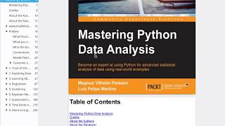 ترجمة كتاب mastering python data analysis A  introduction [upl. by Ariaz]