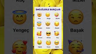 Emojilerle Burçlar Hangi Burç Hangi Emoji 🌟 [upl. by Marylou628]