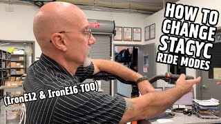 How to Change Ride Modes on your STACYC Balance Bike  HarleyDavidson IronE12 amp IronE16 [upl. by Eenwahs]