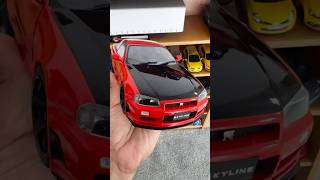 NISSAN  SKYLINE GTR R34 1999  ACTIVE RED BLACK 👹💨 118 SOLIDO modelcars solido skyline [upl. by Fridlund666]