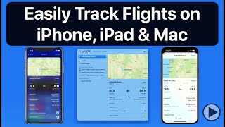 How to easily track flights and share flight information on iPhone iPad amp Mac [upl. by Ahsaelat503]