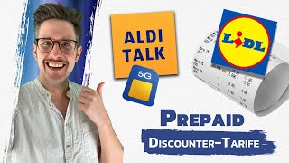 Die BESTEN DiscounterTarife – Aldi Lidl Penny Netto amp Co 2024 [upl. by Nitin]