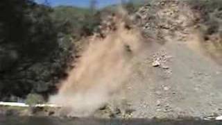 Rock Slide Hwy 140 Yosemite Part 2 [upl. by Aciretal988]