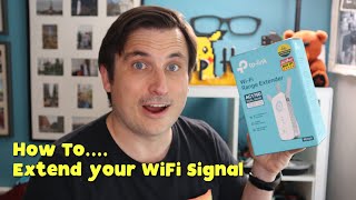 How To Extend your WiFi Signal with the TPLink AC1750 WiFi Extender [upl. by Sixla]