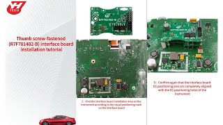 Install Yanhua ACDP MQB R7F701402B Interface Board for Brazilian VW Polo etc Cluster OBDII365 [upl. by Everett645]