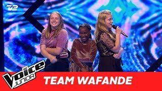 Mathilde Shanikwa Frederikke Team Waf  ”Crying In The Club” Battle  Voice Junior 2017 [upl. by Darline536]