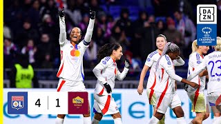 HIGHLIGHTS  Olympique Lyonnais vs AS Roma  UEFA Womens Champions League 2425 Italiano [upl. by Pazice]