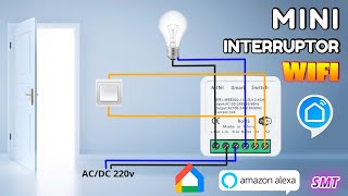 Mini interruptor WiFi compatible Tuya Smart Life con control remoto 😎 [upl. by Olen]