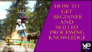 Console Black Desert How to get Beginner and Skilled processing Knowledge [upl. by Nairret]