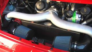 Porsche 997 Turbo 20062009  Fabspeed Carbon Fiber Air Intake  Overview [upl. by Nirrep]