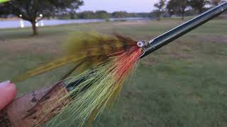 FishTales TestAFly Weedless Streamer [upl. by Ahsieyn]