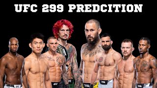 UFC 299 Predictiion Sean Omalley  Chito Vera  Dustin Poirier  MVP  Petr Yan  Song Yadong [upl. by Amandie]