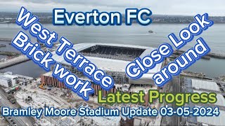 Everton FC New Stadium at Bramley Moore Dock Update 03052024 [upl. by Cassella]