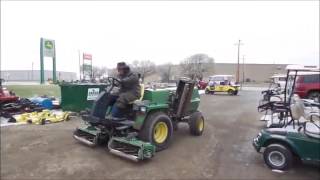 John Deere 3325 fairway lawn mower for sale  noreserve Internet auction April 12 2017 [upl. by Mashe]