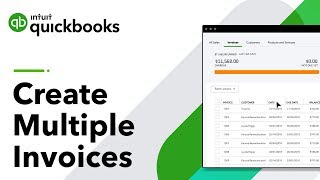 How to Create Multiple Invoices in QBO Advanced  QuickBooks [upl. by Elleraj]