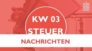 Steuernachrichten  Update 032019  Kostenlos amp schnell informiert [upl. by Heng]