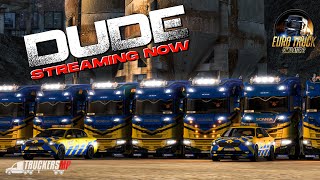 TruckersMP Multiplayer Euro Truck Simulator 2 Livestream dudegamingyt ets2 [upl. by Brant]