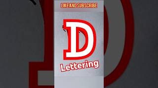 3D letter D shortsfeed alphabetart shortsvideo shortvideo 3d 3dletterart 3dletters [upl. by Pachton752]