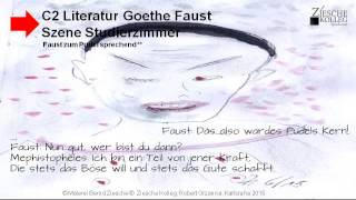 C1 C2 Goethe Faust Zitate Studierzimmer Pudel [upl. by Eecak128]