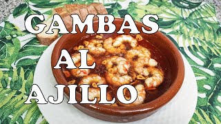 Cómo hacer Gambas al ajillo  Tapa española [upl. by Rennob]