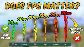 90 fps vs 20 fps  Ultimate FPS Comparison PUBG MOBILE Does FPS Matter [upl. by Astiram247]