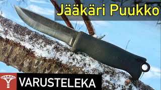 Jääkäri Puukko Finnish Bushcraft Survival Knife Varusteleka [upl. by Nosreh108]