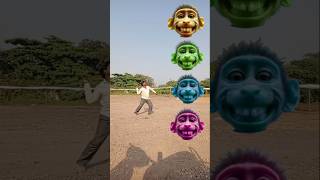 Monkey 🐒 bhalu dog 🐕 rabbit 🐇🐰 funny 🤣 Video 😄funny vfx shorts [upl. by Nnadroj298]