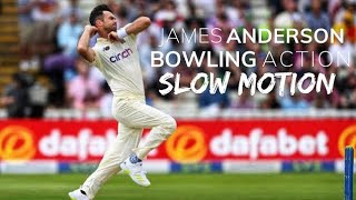 James Anderson Bowling Action SlowMotion [upl. by Weiler890]