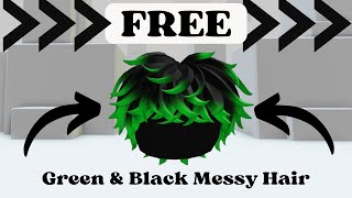 How To Get Messy Hair In Roblox For Free Roblox free boy hair New 1000 Stock  Roblox Green Items [upl. by Leuams493]