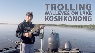 Trolling Lake Koshkonong Walleyes [upl. by Ybbob10]