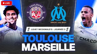 🔴 TOULOUSE  MARSEILLE EN DIRECT  LOM veut être Leader de Ligue 1   LIGUE 1  LIVESTREAM [upl. by Reitman]