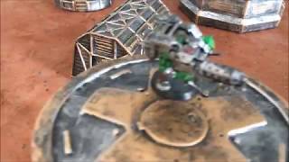 Prepainted Scifi terrain set by URBANMATZ Scifi wargaming terrain [upl. by Ennylhsa]