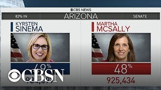 Arizona Senate race still too close to call [upl. by Eliam]