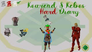 OSRS Kourend amp Kebos Hard Diary Guide  Ironman Approved [upl. by Lottie]