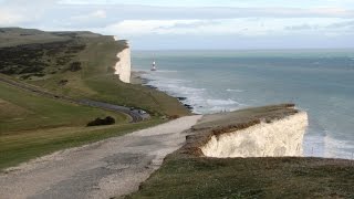 East Sussex Coastal Walk  EastbourneBirling GapBeachy Head round [upl. by Aissat]