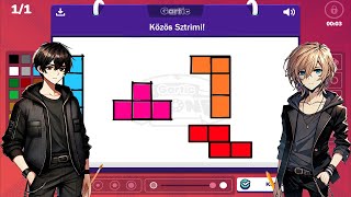 Közös Tetris és Gartic játéknézőkkel [upl. by Aicnelev]