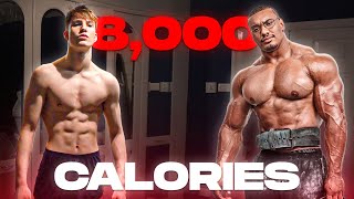 Attempting Larry Wheels BRUTAL 8000 Calorie Bulking Diet [upl. by Werdnael]