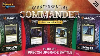 Galea vs Prosper vs Vrondiss vs Sefris MTG DND Precon Upgrade Battle  Quintessential Commander 25 [upl. by Alodie700]