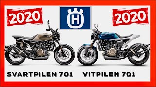 2020 Husqvarna Svartpilen 701 amp Vitpilen 701 — Motorcycle Review [upl. by Annovy]