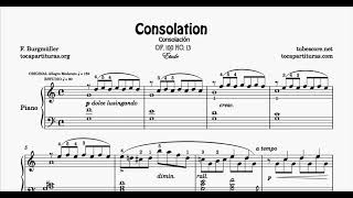 Etude Nº 13 Op 100 Consolation Partitura de Piano [upl. by Pendergast]